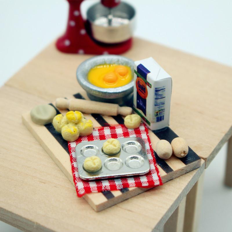 Kids Toys Play Egg - Maison de poupée, jouet alimentaire, Station
