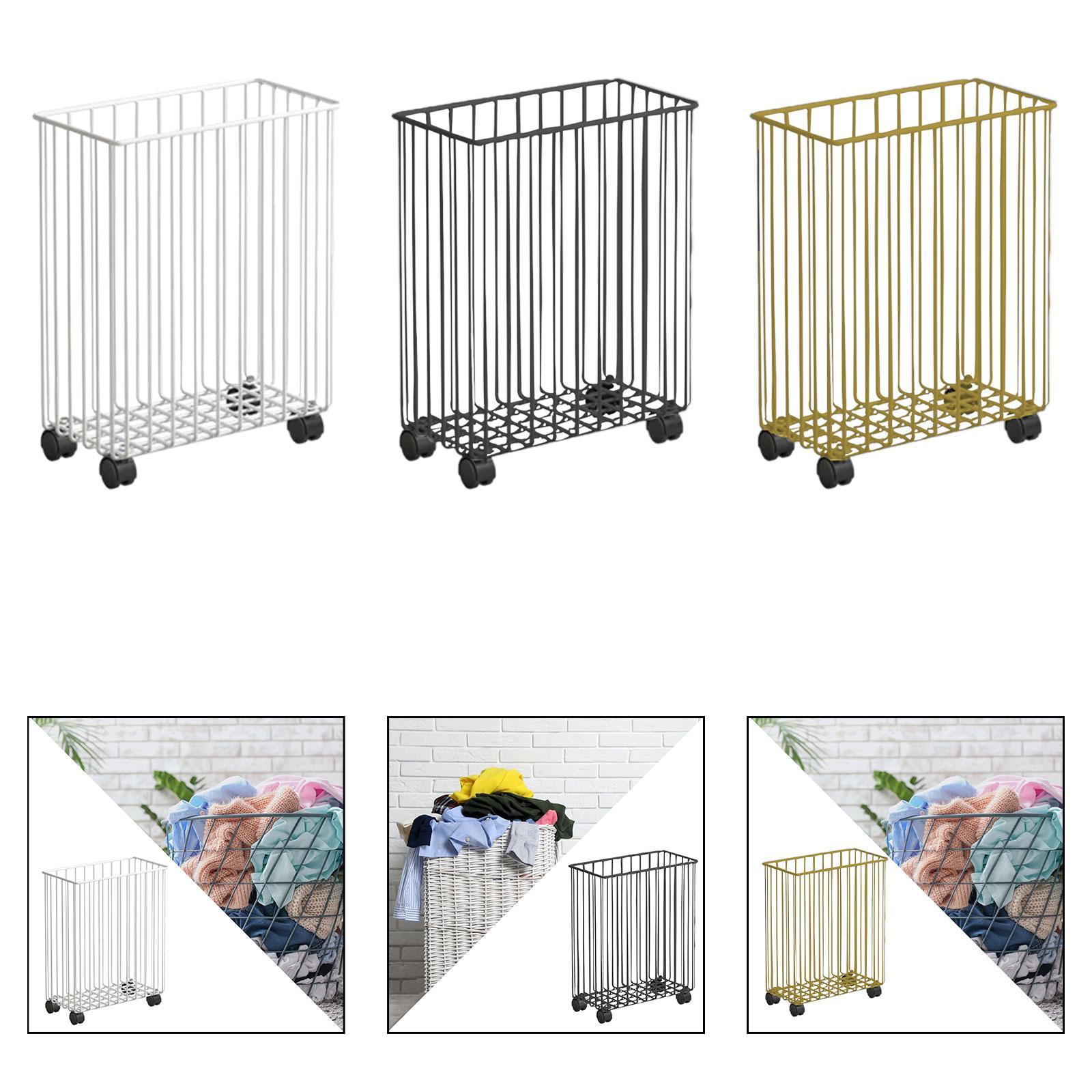 Kids Yoga Toys - Panier à linge avec roulettes, organisateur
