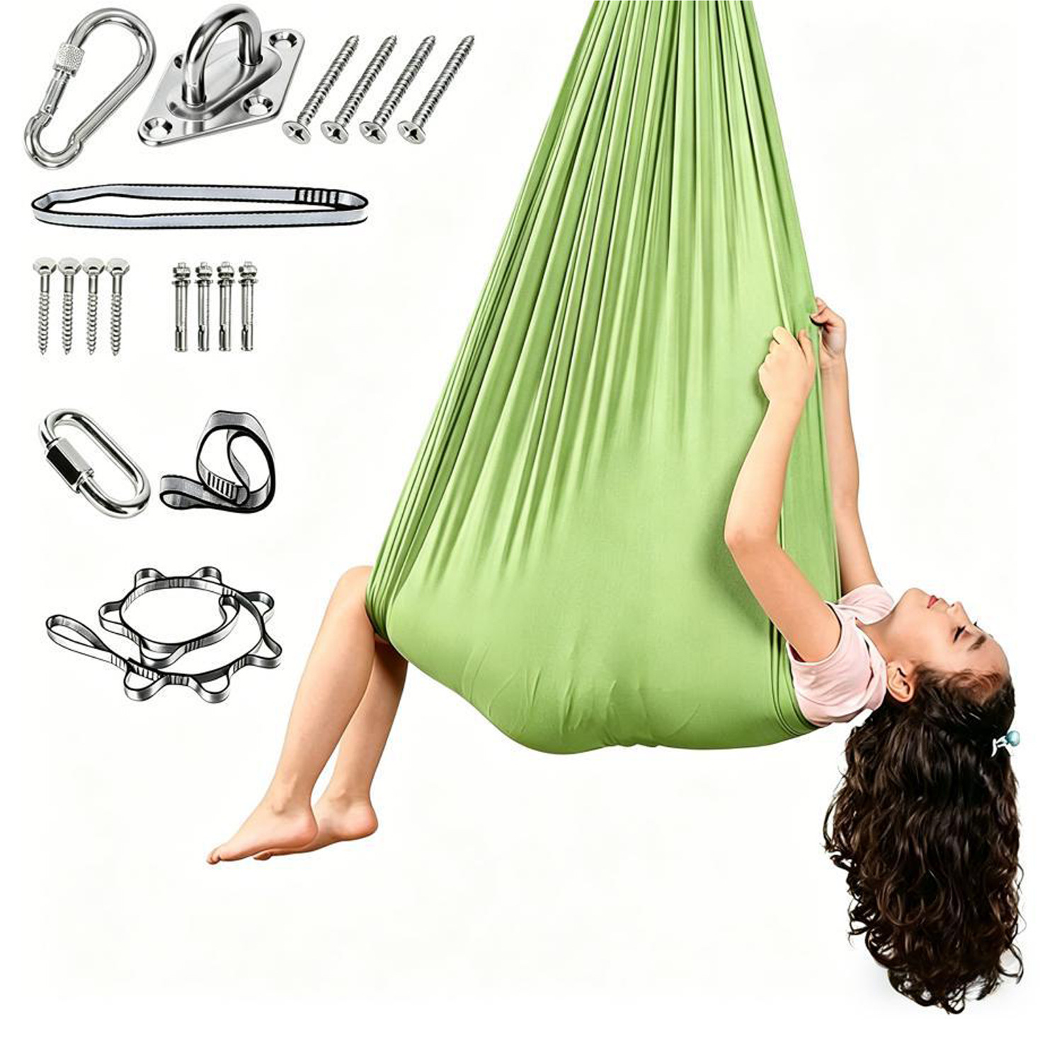 Kids Yoga Toys - Ensemble de balançoires pour enfants, hamac