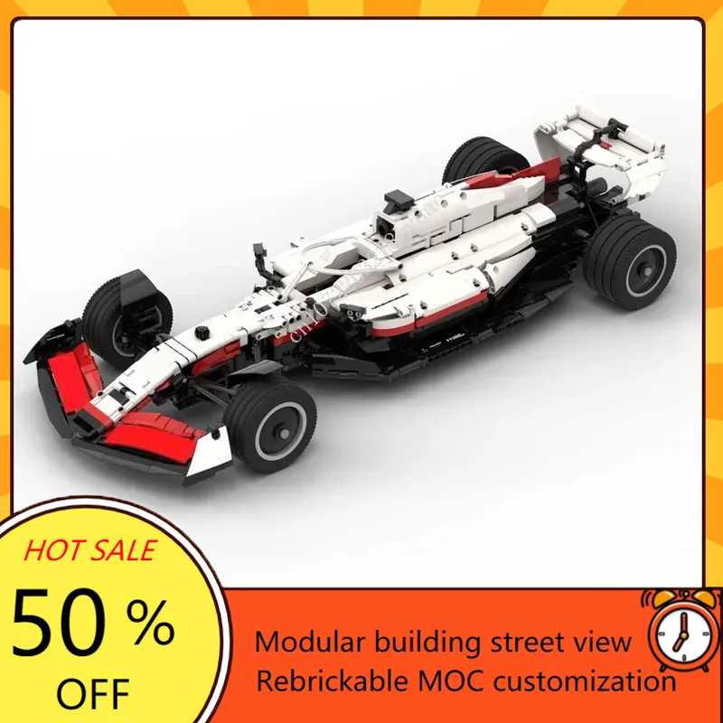 Kids Toys Xmas - 2539 pièces MOC Speed Haas F1