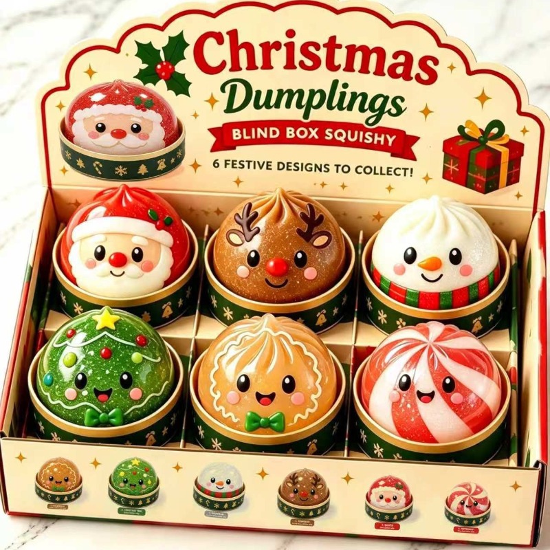Kids Toys Xmas - Boîte de jouets anti-stress de Noël