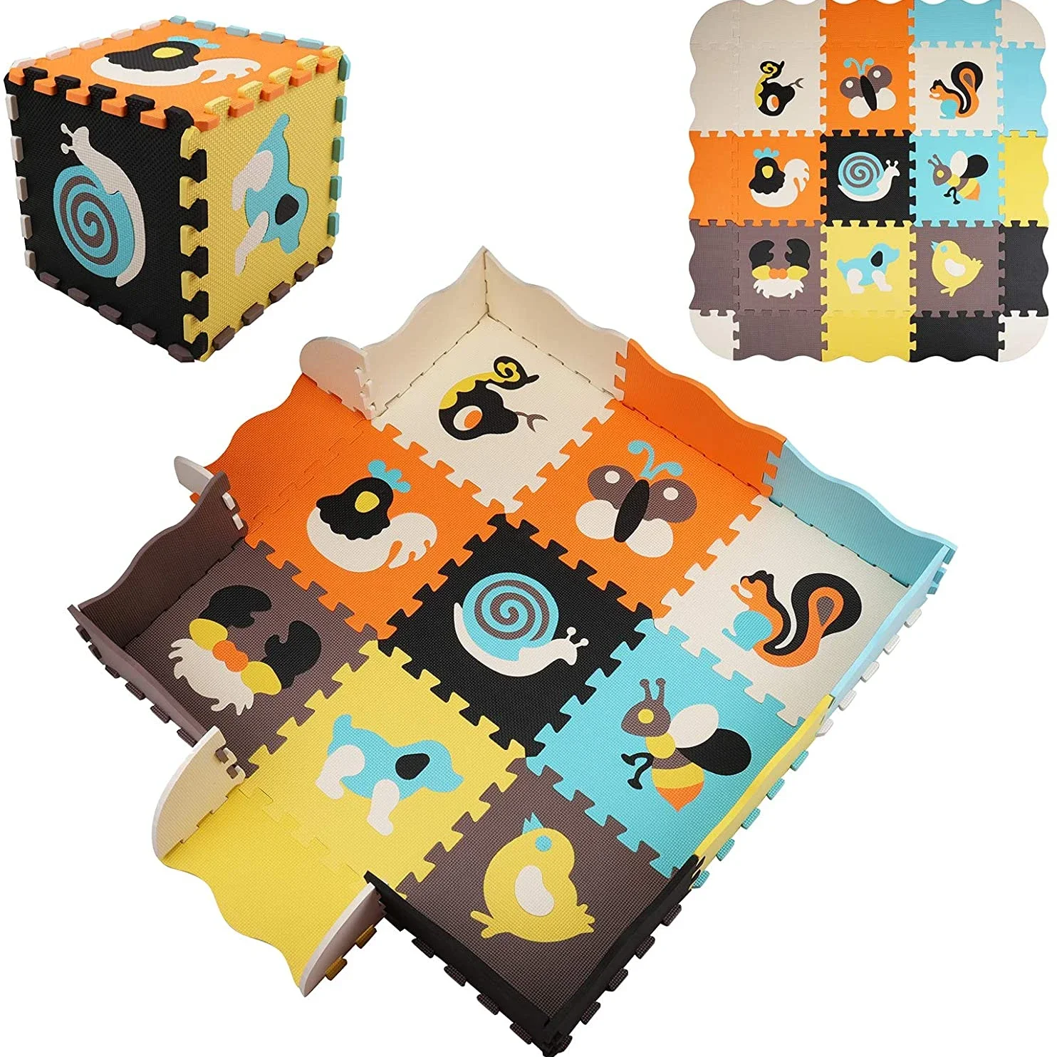 Kids Yoga Toys - Tapis de sol en polymère à