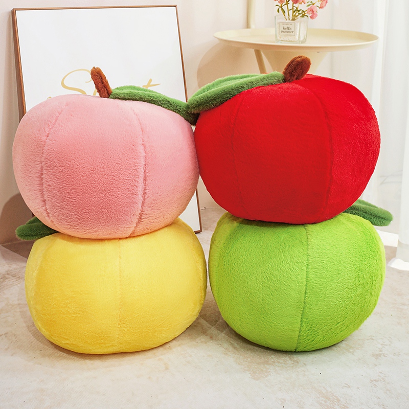 Peluche pomme grande taille, c - Kids Toys Yellow avis et prix