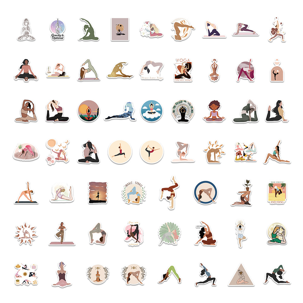 60 autocollants esthétiques de - Kids Yoga Toys avis et prix