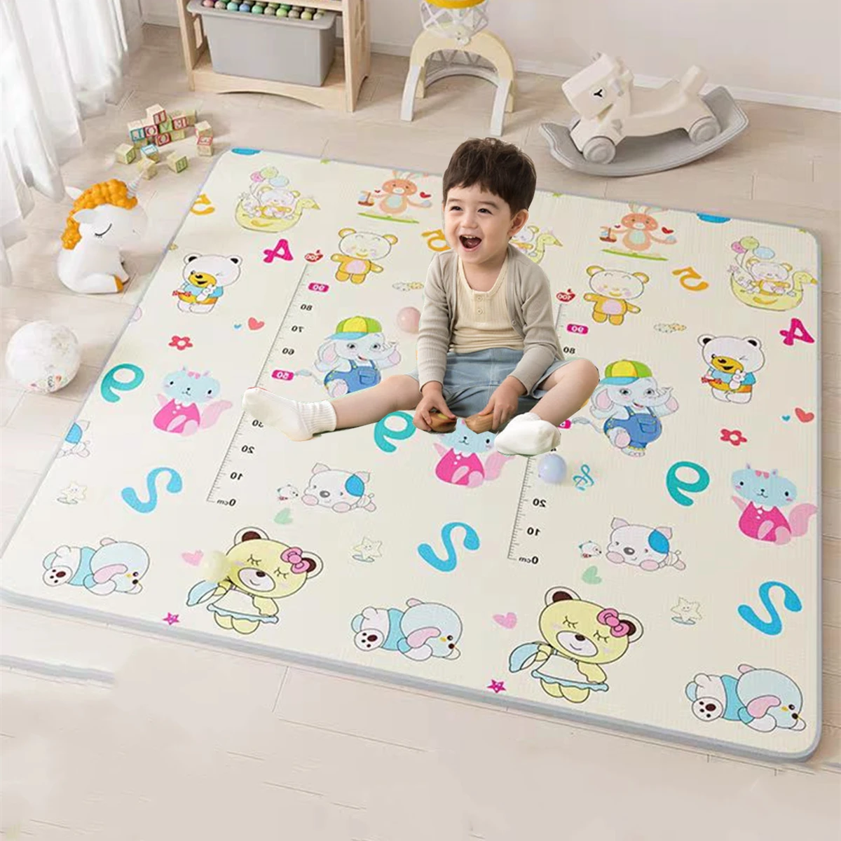 Tapis de jeu pour bébé, imperm - Kids Yoga Toys avis et prix